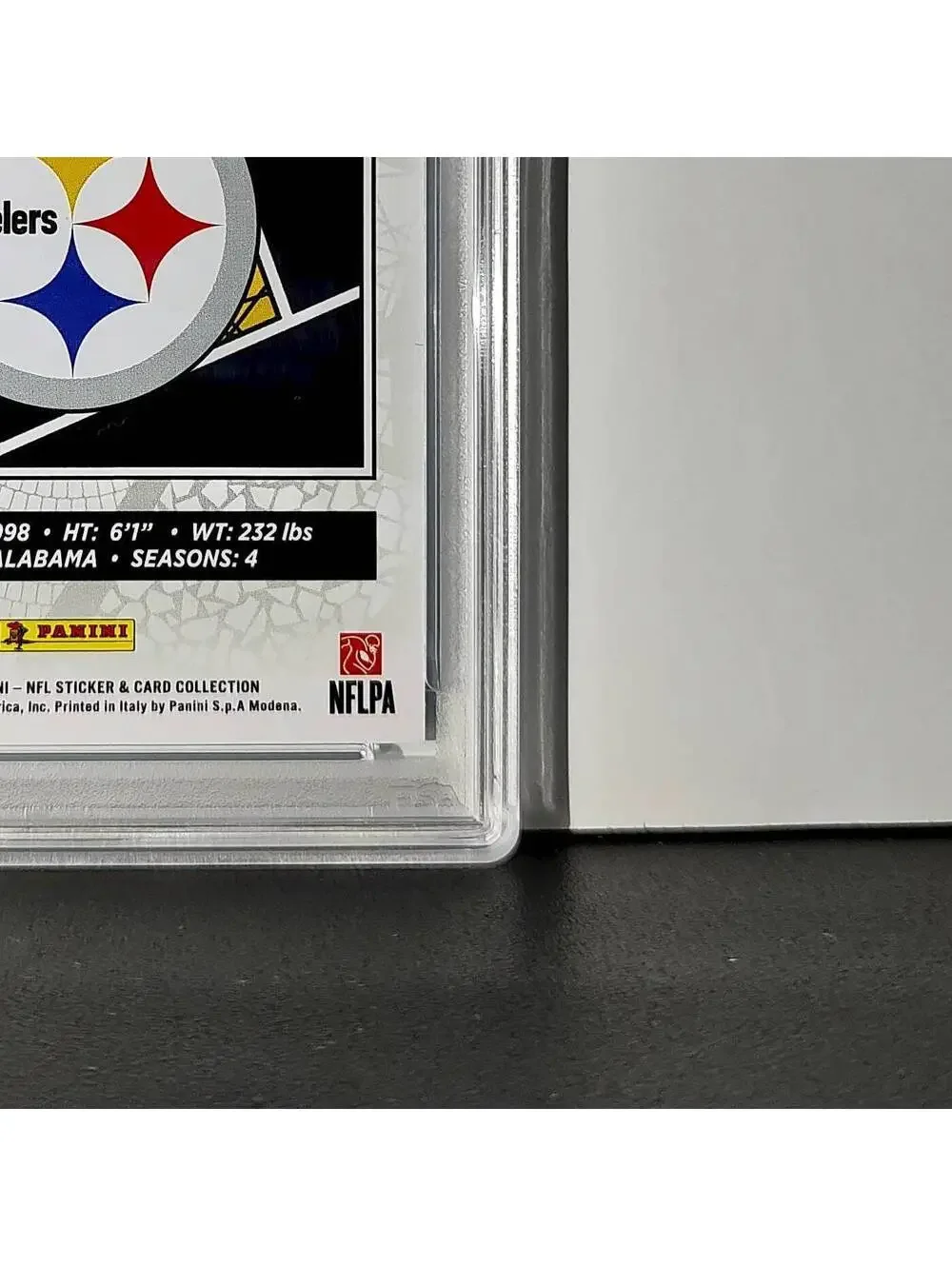 Najee Harris 2024 Panini Sticker Collection 260/349 #13 Blue Foil PSA 8 NM-MT